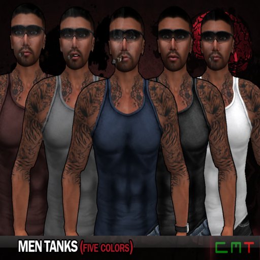 [OverDose]- Mens Tanks Plain - ALL  