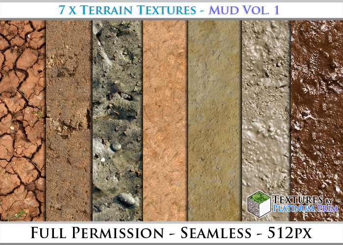 Terrain Textures: Mud Vol. 1 - Full Permissions