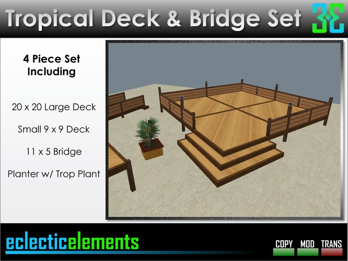 Tropical Deck & Bridge Set
