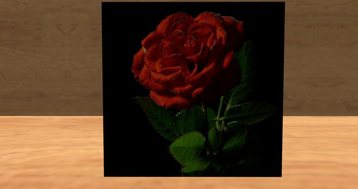 card: SCARLET ROSE (I LOVE YOU)
