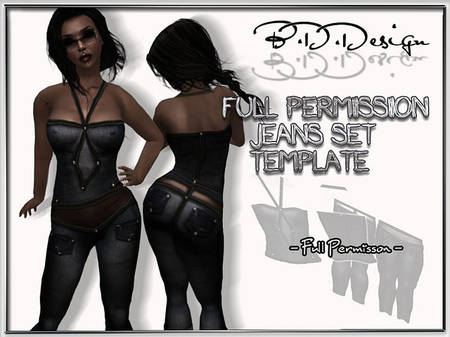 .::B.D.D::. FULL PERM jeans set