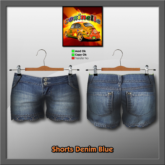 Coxi -  Shorts Denim Blue 