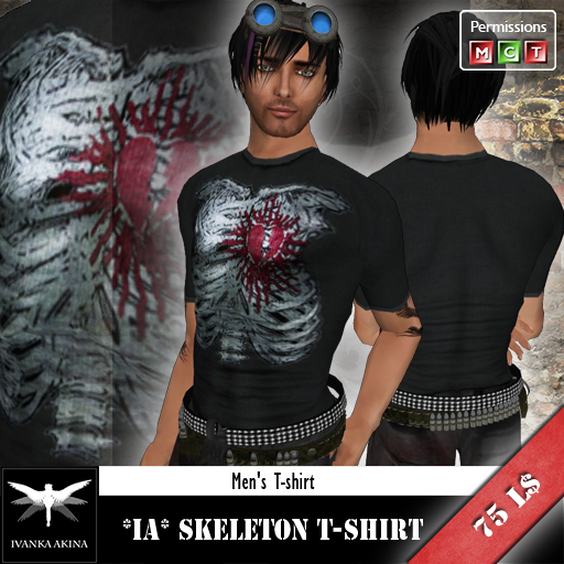 *IA* Skeleton T-shirt