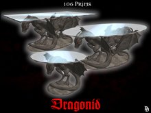 DD gift bag - Dragonid table set - stone