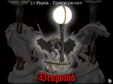 DD gift bag - Dragonid table lamp - stone