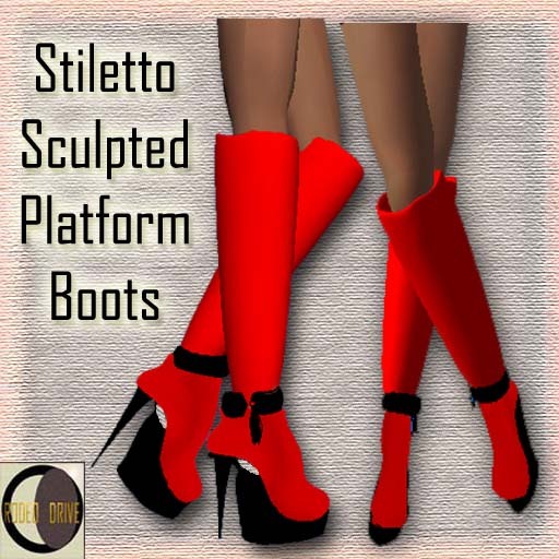 Red boots stiletto All viewers