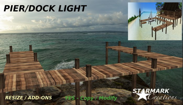 Adjustable pier/dock light from STARMARK CREATIONS -- promo price --