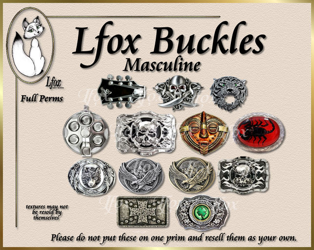 lfox Buckles - Masculine