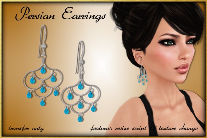 Persian Earrings (Boxed)