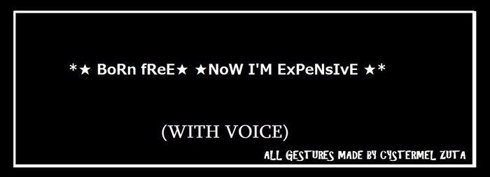 "Born Free" - Made By Cy