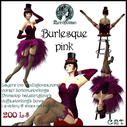 Burlesque pink - Box