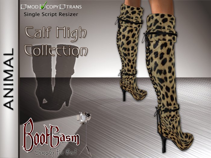 Bootgasm Animal Boots Cheetah