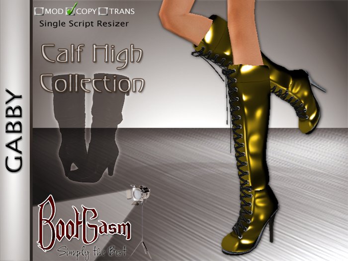 Bootgasm Gabby Boots Yellow