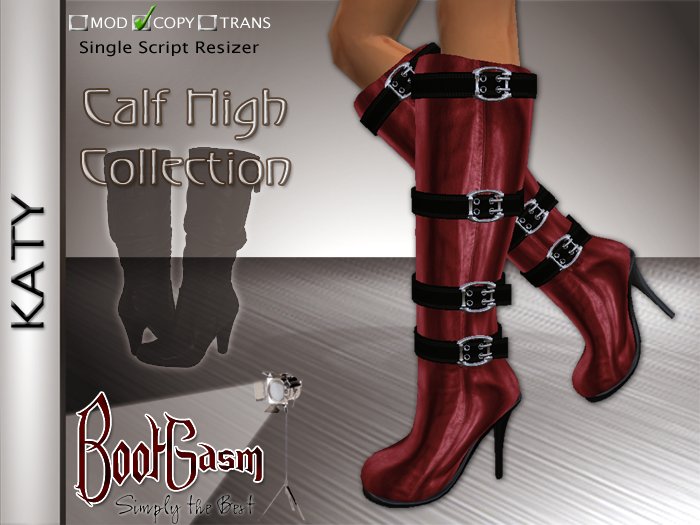 Bootgasm Katy Boots Maroon