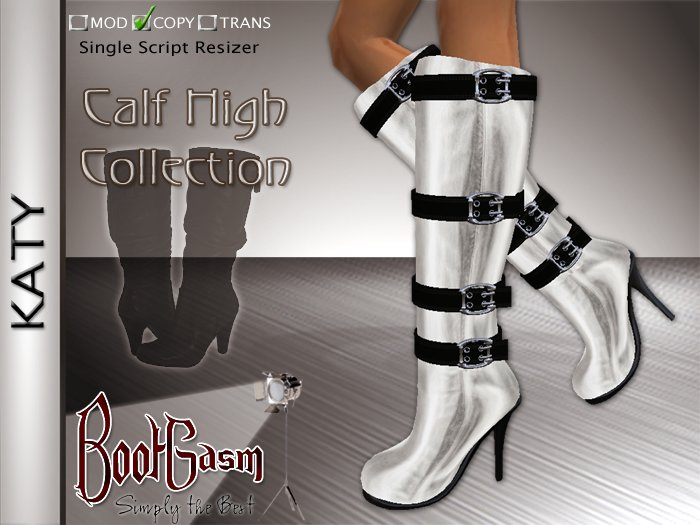 Bootgasm Katy Boots White