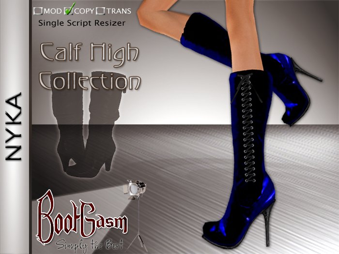 Bootgasm Nyka Boots Blue