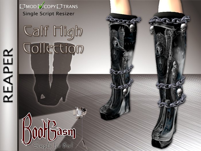 Bootgasm Reaper Boots Black
