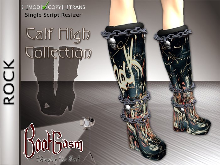 Bootgasm Rock Boots Fire