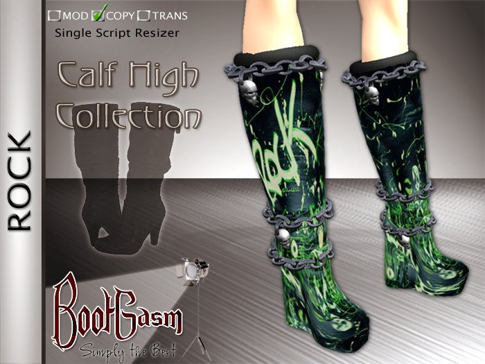 Bootgasm Rock Boots Green