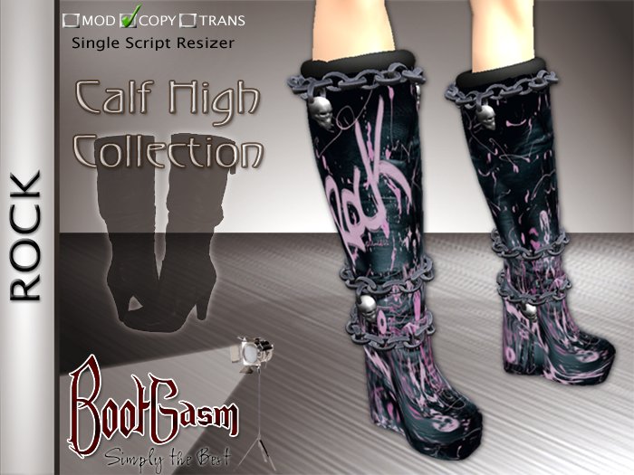 Bootgasm Rock Boots Pink