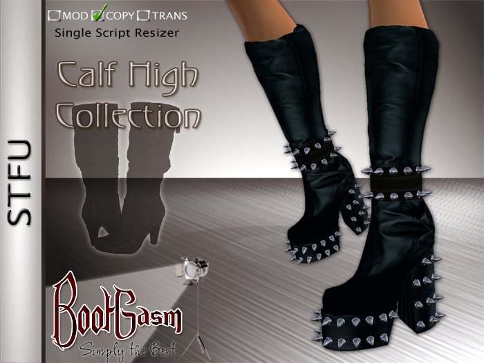 Bootgasm STFU Boots Black