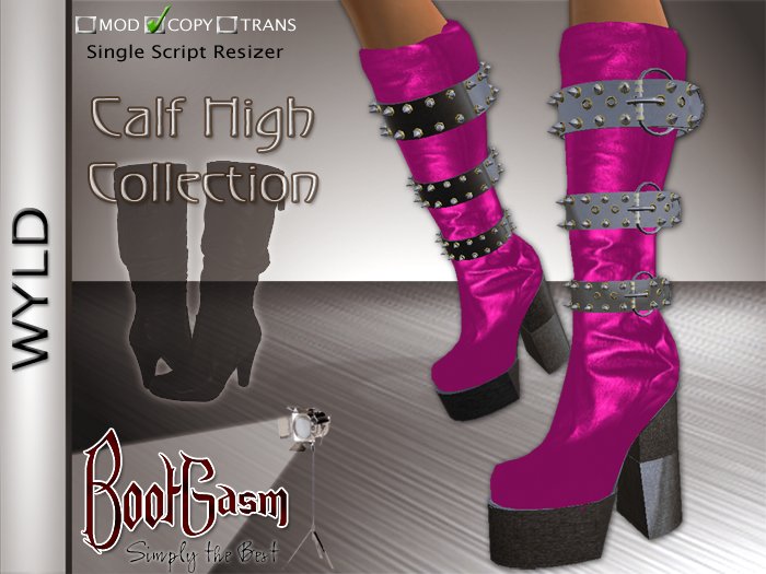 Bootgasm Wyld Boots Pink