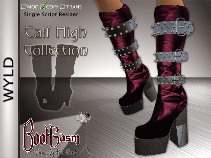 Bootgasm Wyld Boots Plum