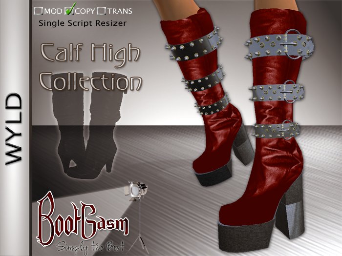 Bootgasm Wyld Boots Red