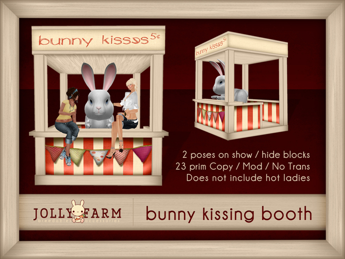 Bunny Kissing Booth by Jolly Farm