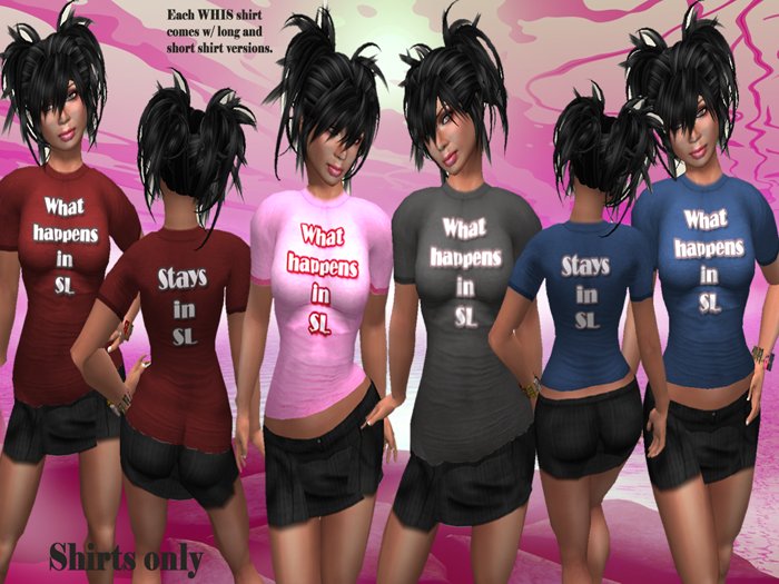 What Happens in SL Stays in SL, Tee-Red