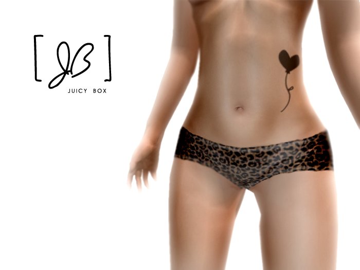 [JB] Juicy Box Tattoo - Heart Balloon