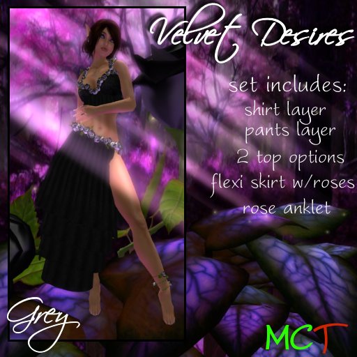 Velvet Desires - Grey
