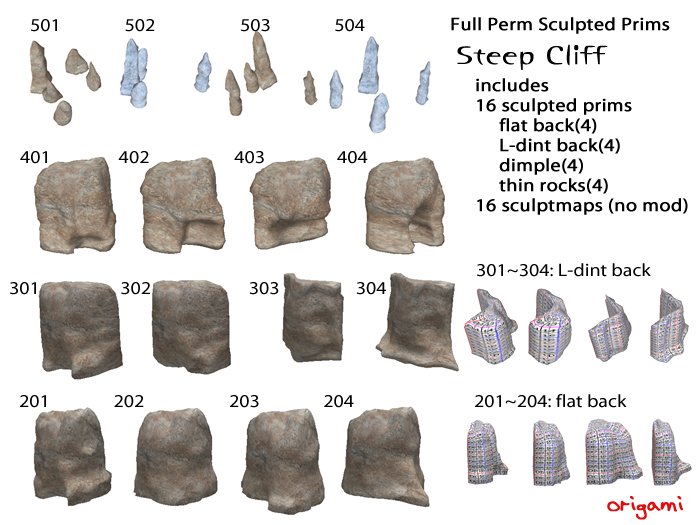 origami~* Steep Cliff