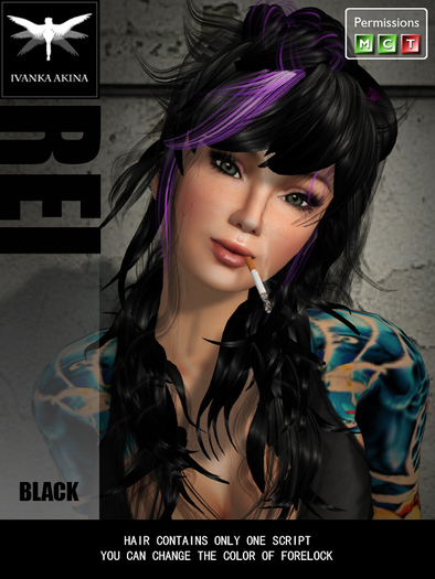 *IA*Rei hair - black