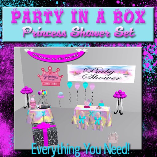 BABY SHOWER Princess Party In A Box