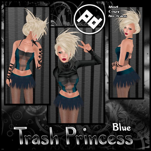 ::Poised:: Trash princess Blue