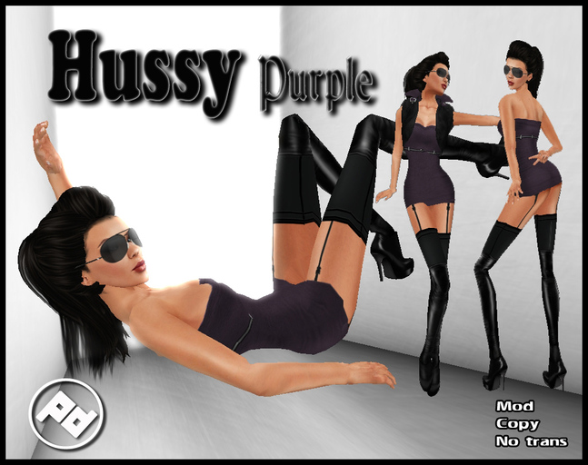 ::Poised:: Hussy Purple Minidress & jacket