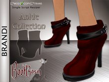 Bootgasm Brandi Ankle Boots Maroon