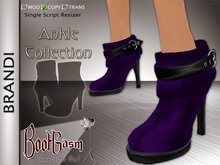 Bootgasm Brandi Ankle Boots Purple