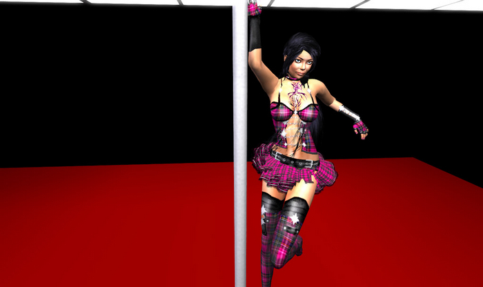 (HaF) Dance club Dance pole (2pcs)