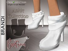 Bootgasm Brandi Ankle Boots White