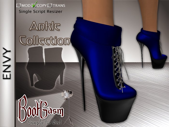 Bootgasm Envy Ankle Boots Blue