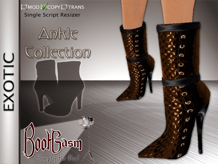Bootgasm Exotic Boots Copper