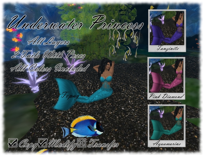 Underwater Princess Fat Pack - CoLab Kit# 25