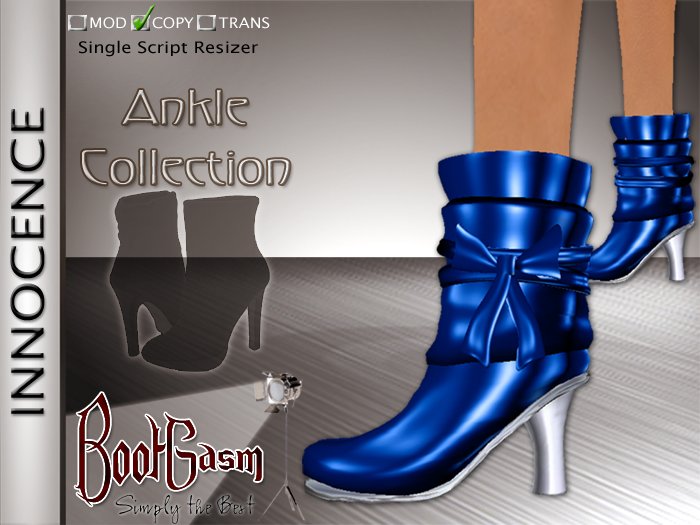 Bootgasm Innocence Ankle Boots Blue