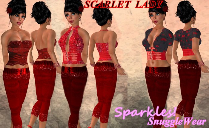 SPARKLES! SnuggleWear : SCARLET LADY