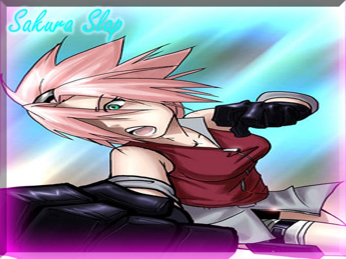 Sakura Haruno Gesture Slap