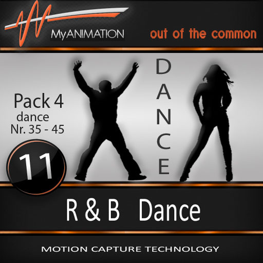 MyANIMATION * NEW * Pack 4 - R & B Dances - SUPER REALISTIC Motion Capture Animations - Watch VIDEO