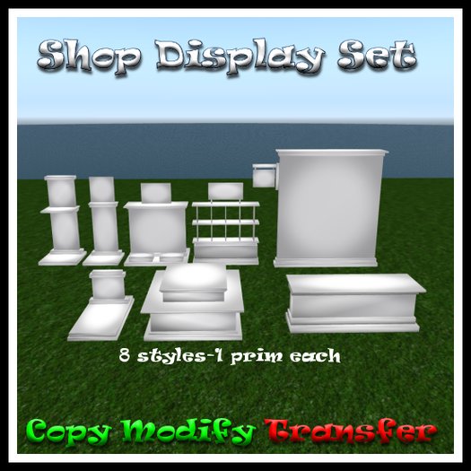 *TLD* Shop Display Set-Tintable