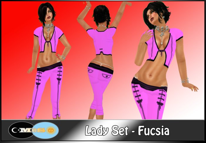 M@S LADY SET Fucsia